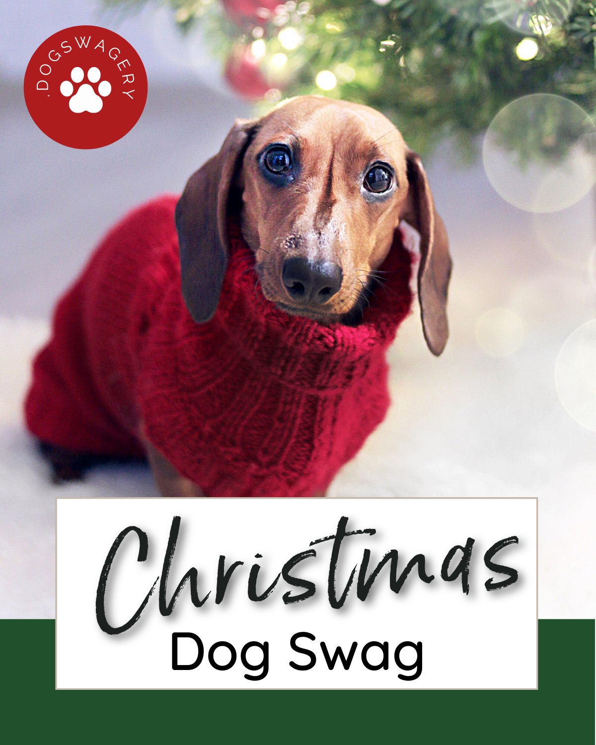 Christmas Dog Swag